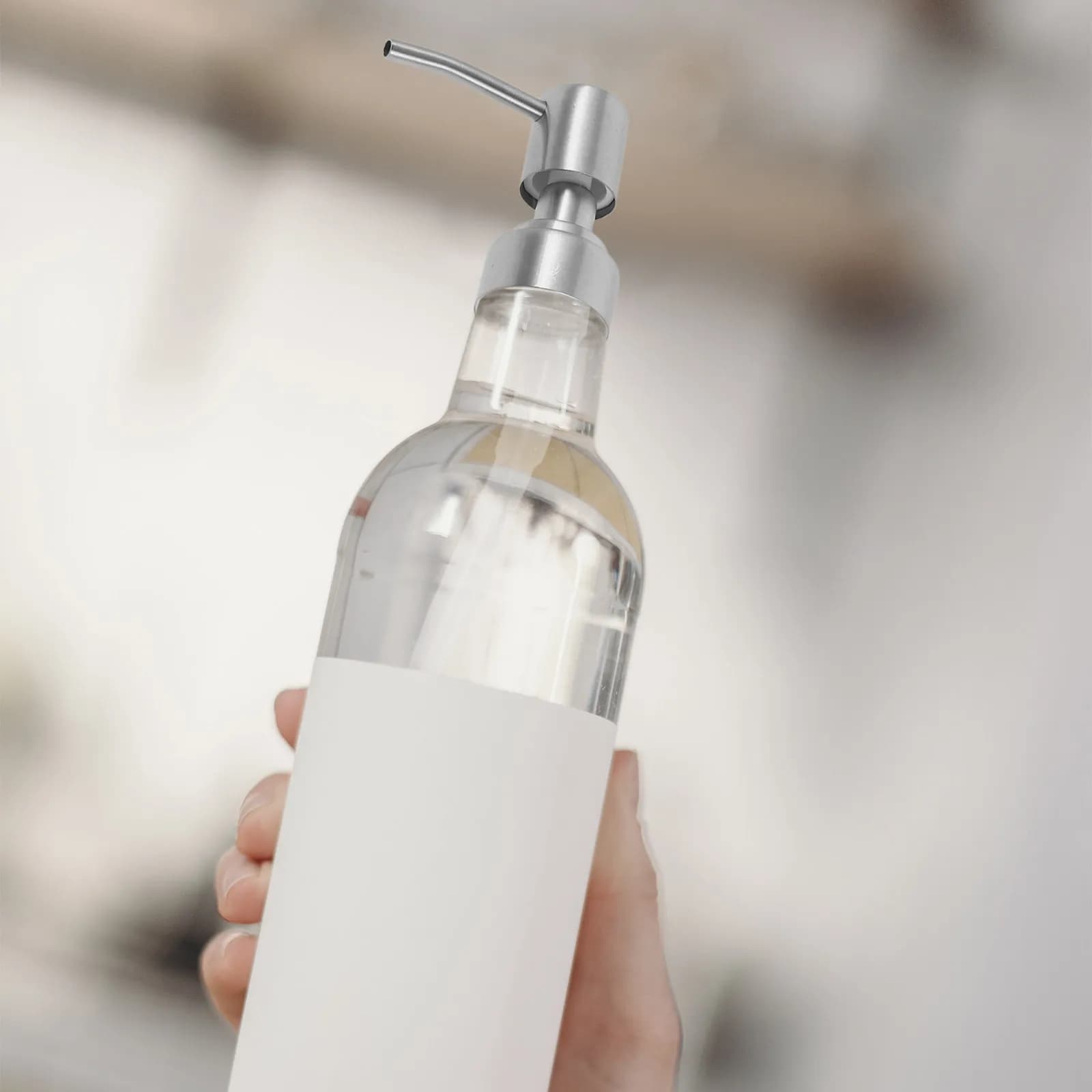 2 Pezzi Testine Pompa Dosatore Sapone in Acciaio Inossidabile, Ricambio per Dispenser di Shampoo, Lozione, Sapone Liquido e Schiumogeno