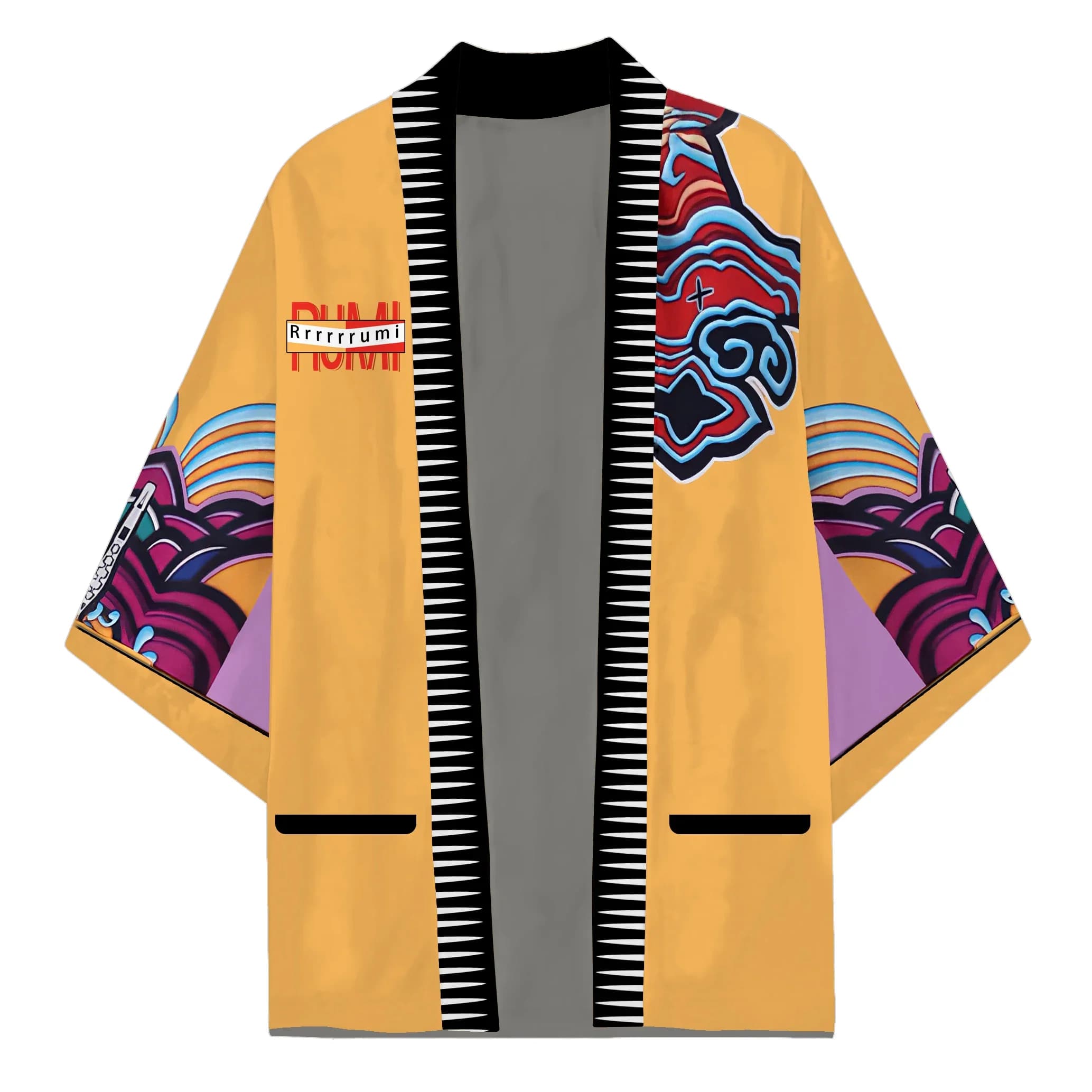 Costume Rumi Zoey Mira printed Harajuku Otaku man kimono top woman cardigan shirt casual cosplay