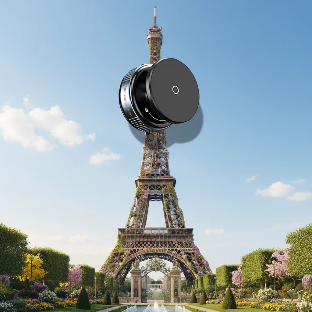 Nuovo Supporto Magnetico per Telefono Pieghevole Design 360 ° Supporto per auto regolabile con ventosa per cellulare, universale per streaming live