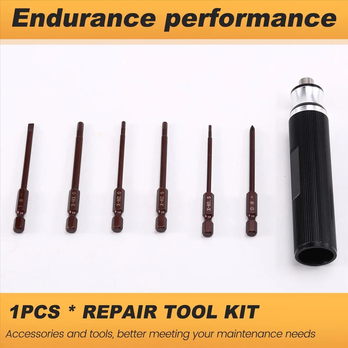 ABJX 6-in-1 Hex Screwdriver 1.5/2.0/2.5/3.0mm Repair Tool Kit Set for RC Helicopter Airplane Drone Aircraft RC Cars RC Boats DRO