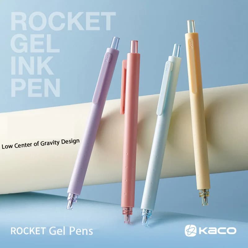 Penne gel KACO, impugnatura antiscivolo Penna per esami di scrittura resistente alla luce ad asciugatura rapida, Studenti Ritorno a scuola Uffici Accessori di cancelleria