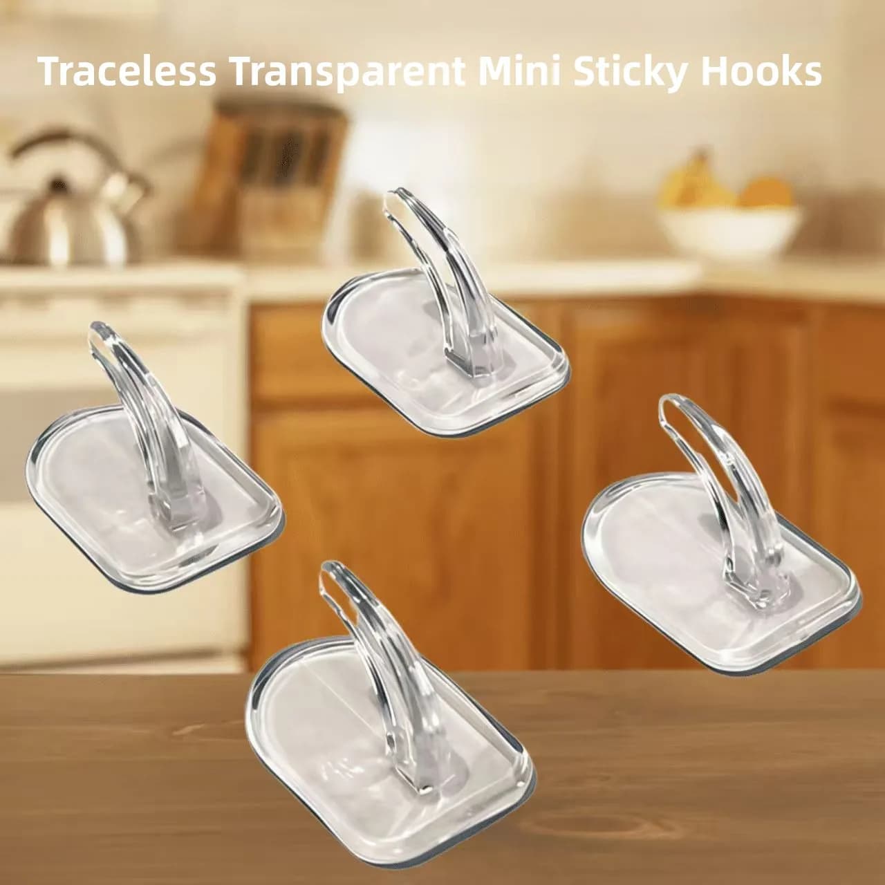 Ganci adesivi per cuscinetti pesi Organizzatore di stoccaggio da cucina Nessuna traccia Ganci a ventosa in plastica per la camera da letto dell'ufficio domestico