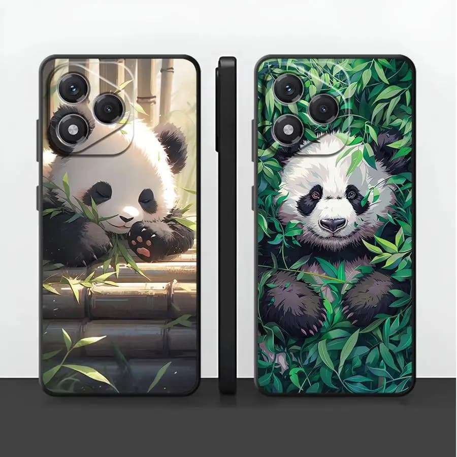 Funda Cover per telefono per Huawei P20 P40 Lite P20 Lite 2018 P30 P20 Pro P Smart 2019 Bamboo Forest Panda
