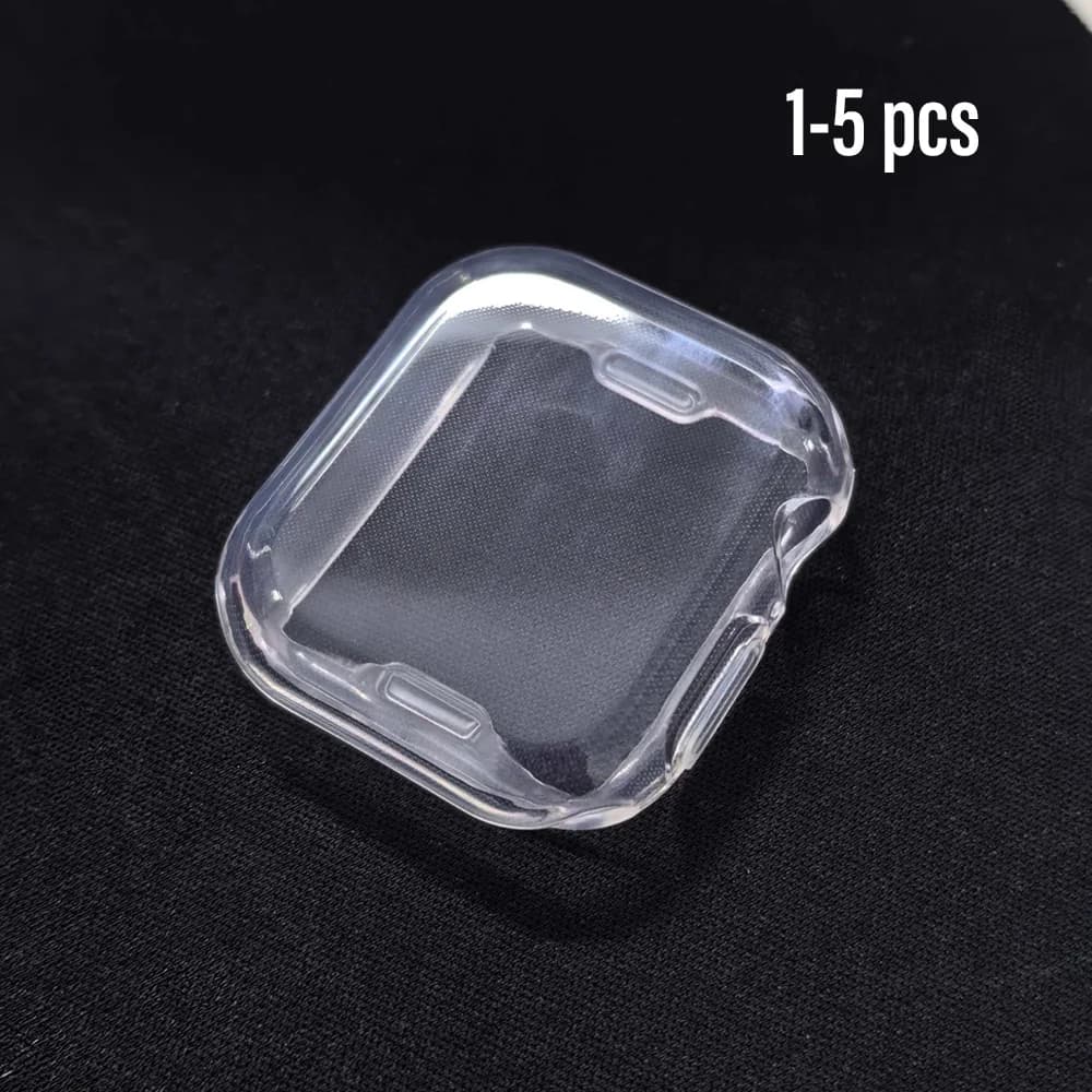 Proteggi schermo in TPU morbido per Apple Watch 11 10 45mm 40-41mm 44mm 42mm 46mm Custodia completa 1-5 pezzi Cover IWatch Series 9 8 7 SE 6 5 4