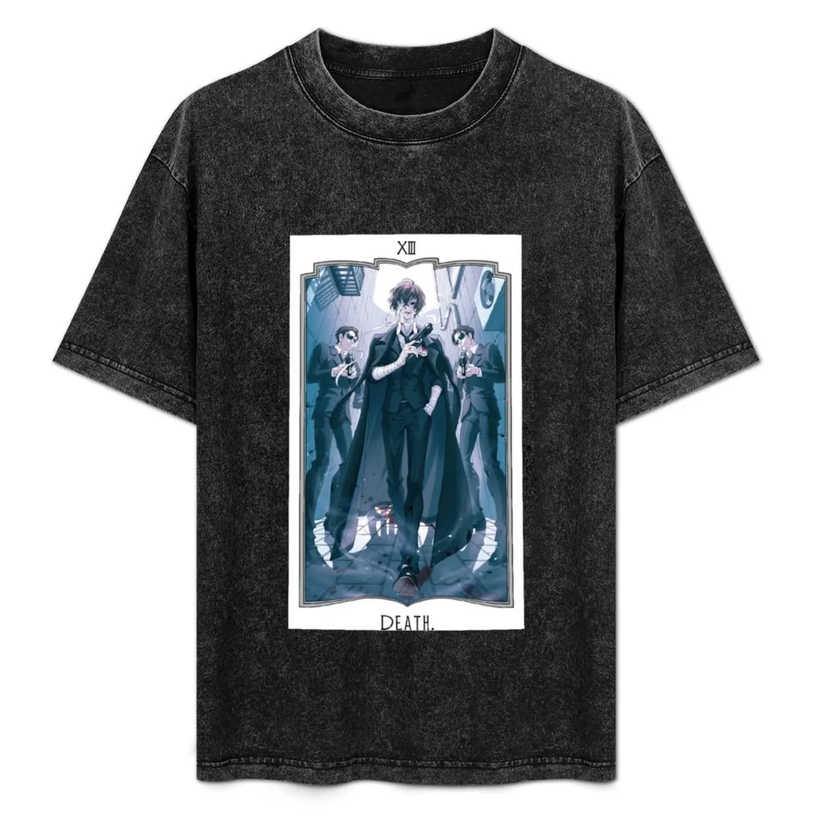 Regali di compleanno Dazai Osamu - Death Tarot Card Art - Per gli appassionati di cinema T-shirt leggera con stampa