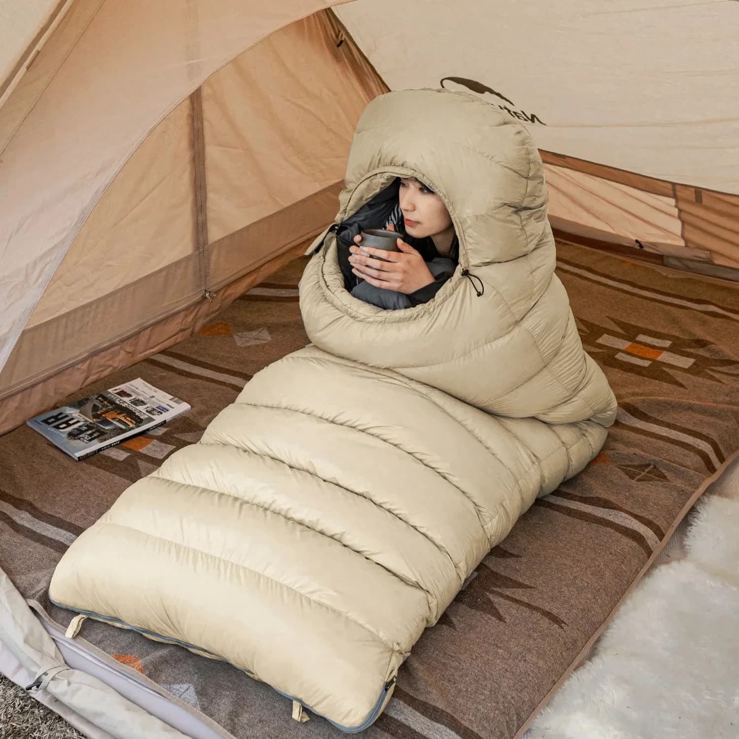 CW700/CW1000 Feather - Rectangular envelope for winter camping