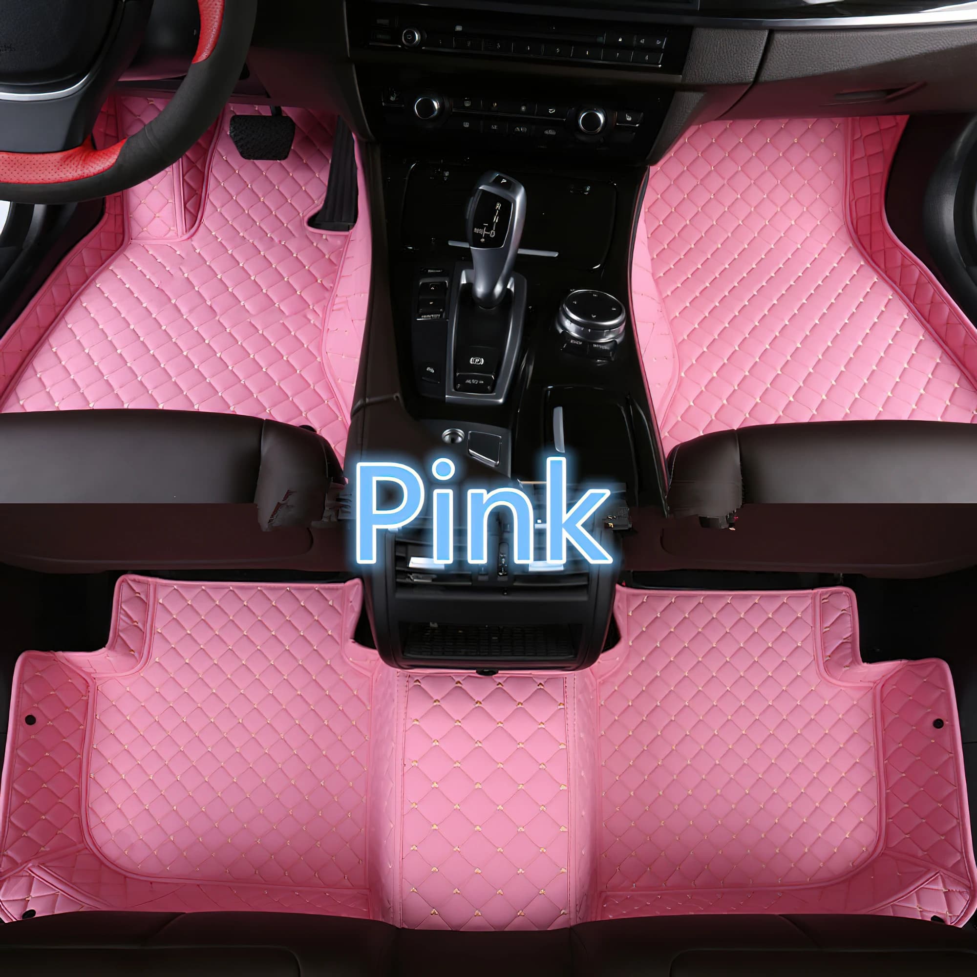 Car Accessories Leather Car Mats for Peugeot 5008 7 Posts 2017 2018-2023 Custom Car Mats