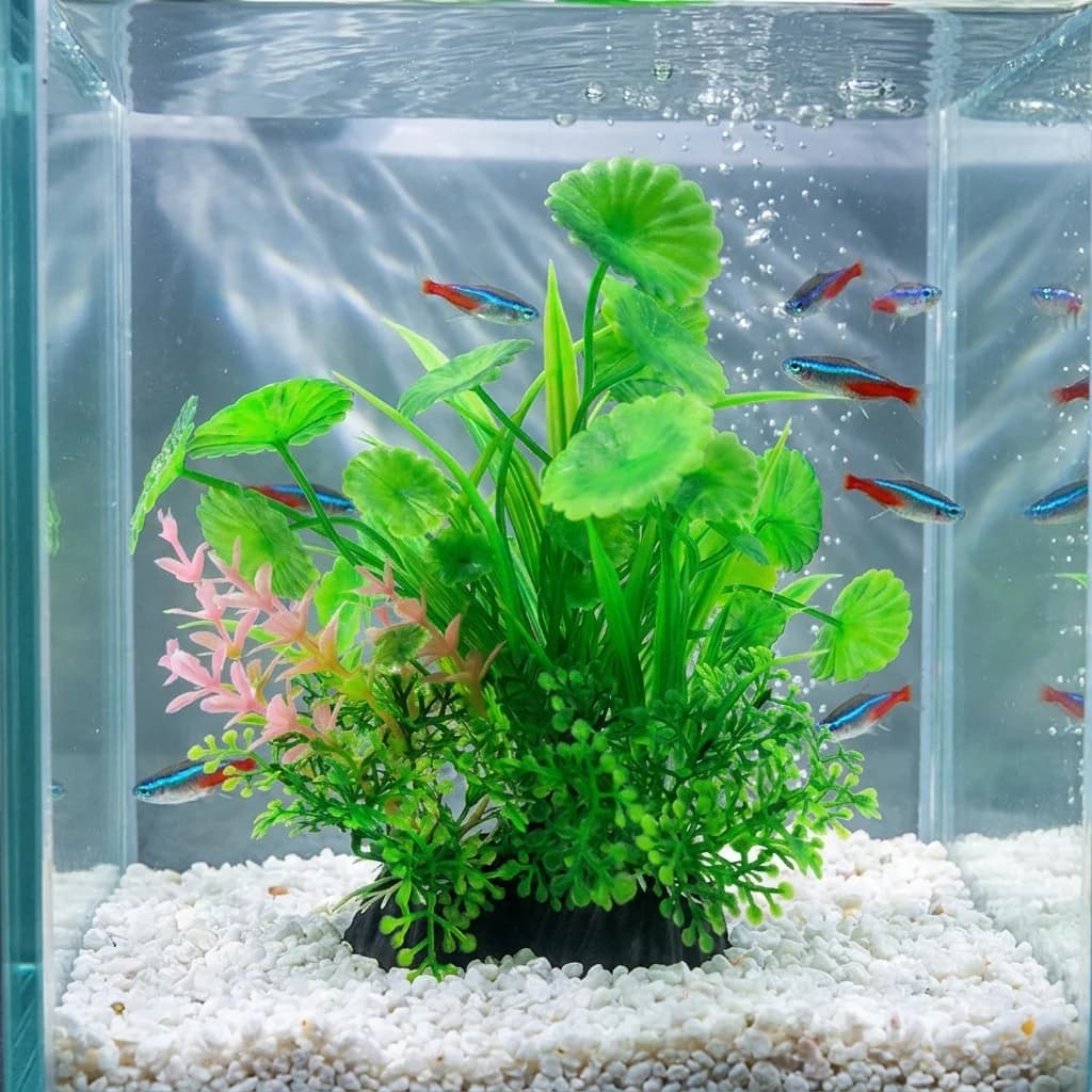 Piante Artificiali per Acquario, Erba Finta in Plastica, Decorazioni e Ornamenti per Paesaggi di Vasche per Pesci