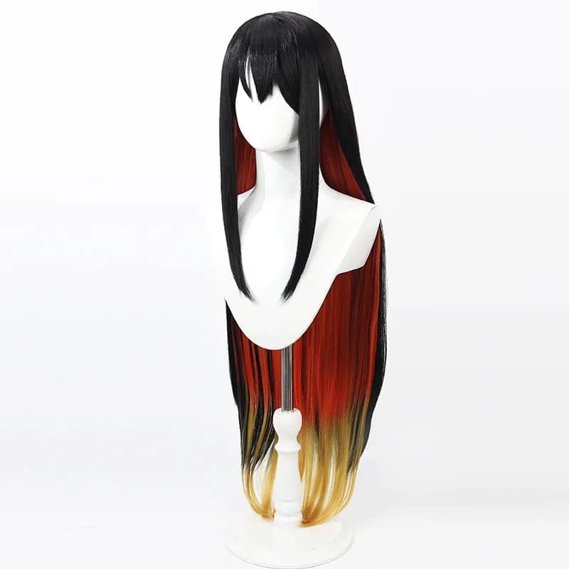 Nikke Dea della Vittoria Moran Parrucca Cosplay Parrucche lunghe diritte Capelli sintetici resistenti al calore Costume di Halloween Gioco di ruolo per feste