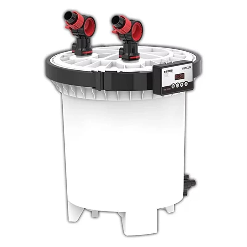 Outdoor tank filter with intelligent level 4 LCD display for HW-5000 aquarium with Chinese plug