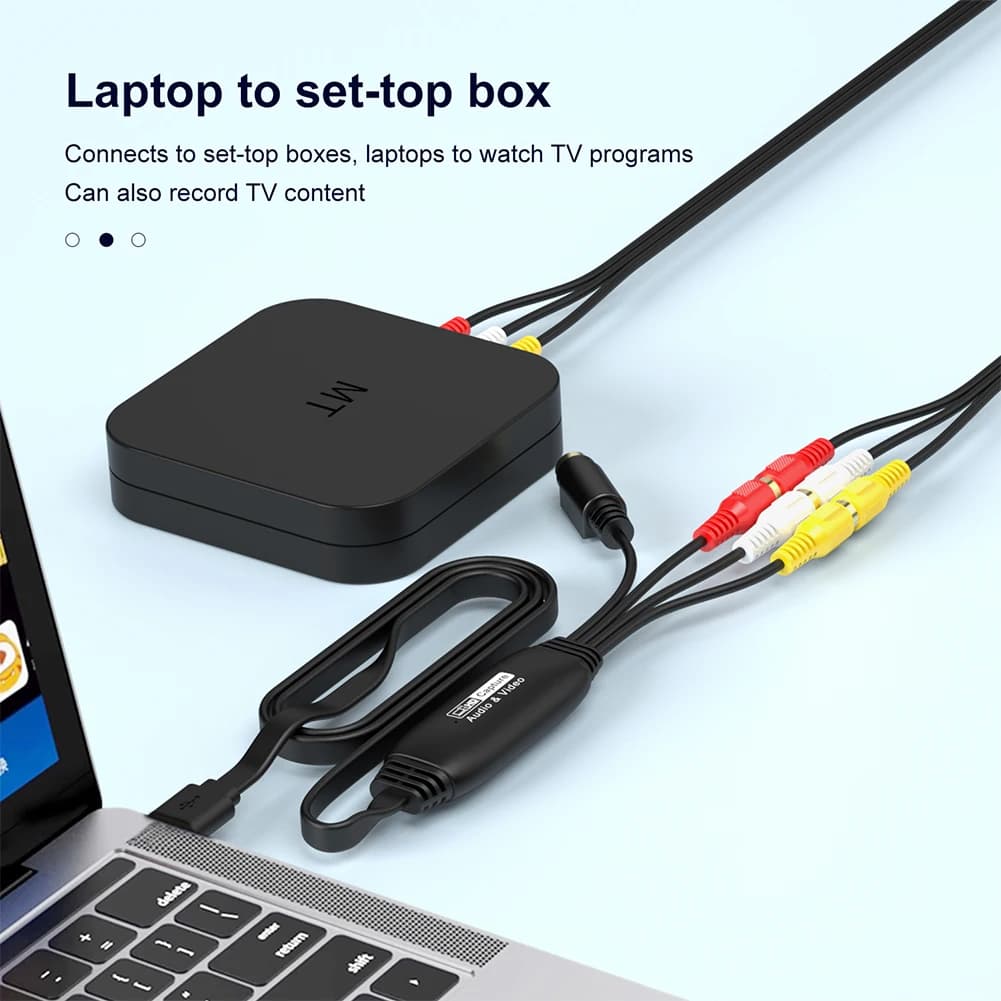 USB Video Capture Card VHS TV DVD VCR VHS To Digital Converter USB To AV Video Capture Adapter for /PC