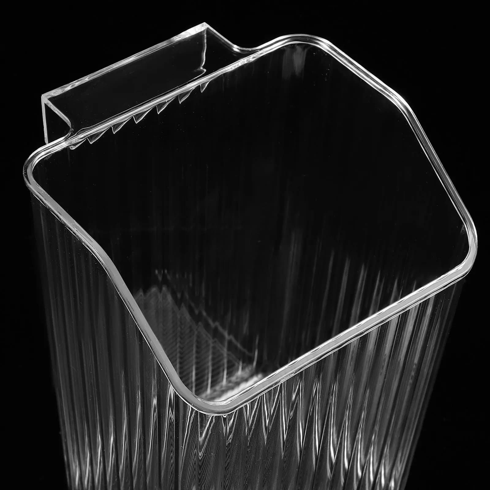 Cestino per Rifiuti in Plastica da Appendere, Design Semplice, Contenitore Trasparente per Rifiuti da Cucina, Montaggio su Porta dell'Armadio