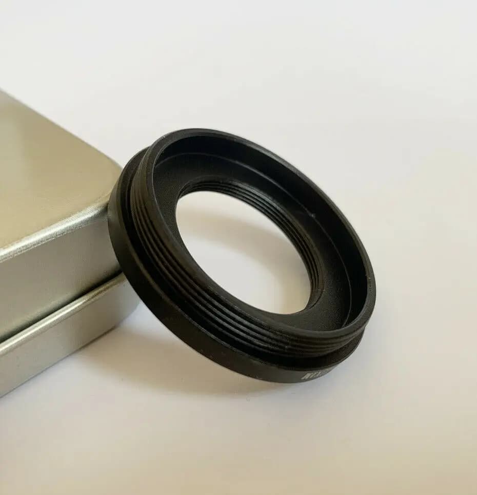 Adattatore da 27 mm M27x0,75 femmina a M42X1 maschio per obiettivo microscopio Zeiss