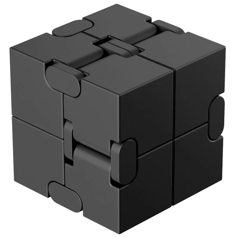 High Quality Metal Infinity Cube Aluminum Alloy Ultra Durable Sensory Fidget Anxiety ADHD Stress Relief Toys Gifts For Adults