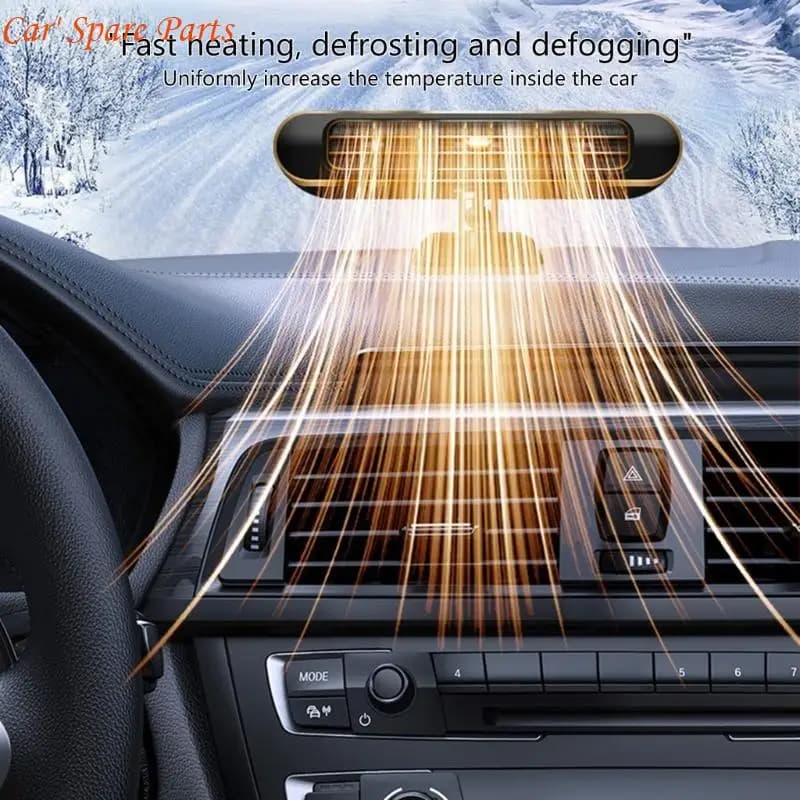 Y4UA Auto Riscaldata Portatile Elettrico Riscaldatore del Parabrezza Sbrinatore Disappannatore Regolabile