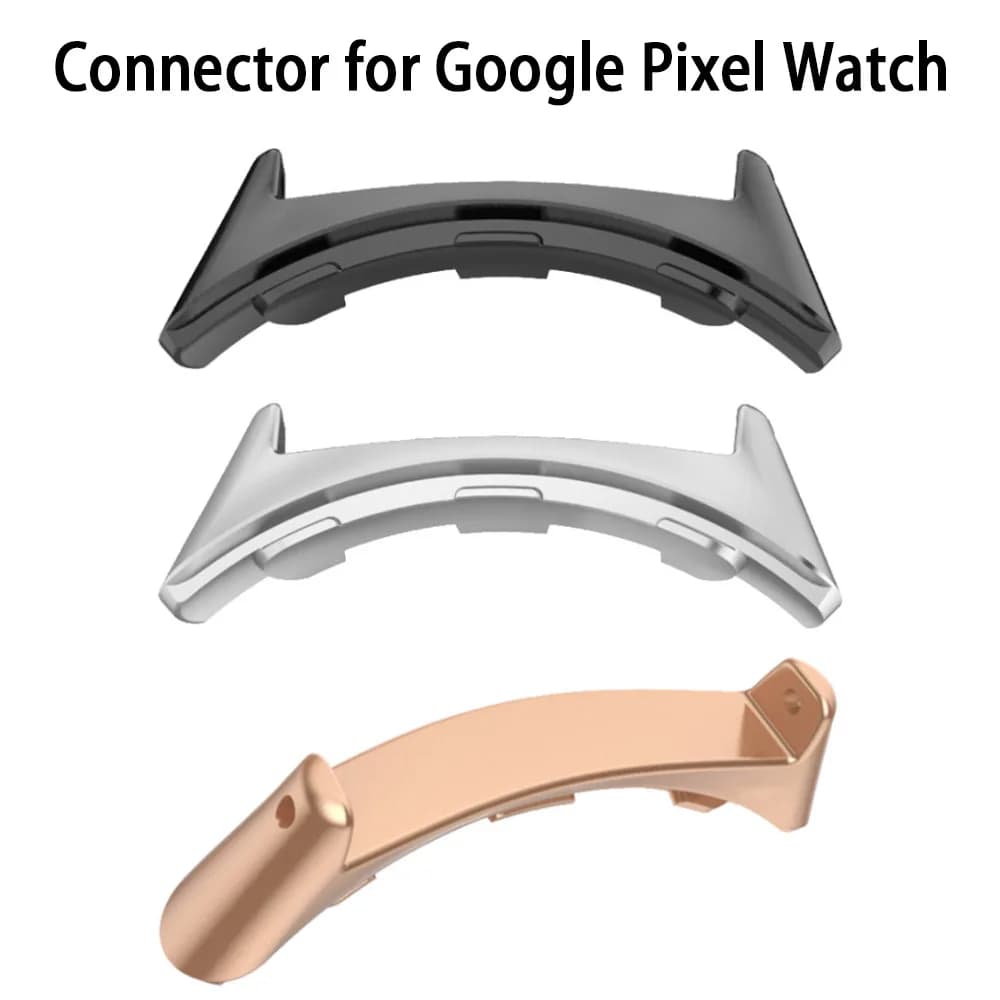 2-piece 20mm Metal Connector for Smartwatch Adapters with Google Pixel Strap for Pixel Clock Accessories compatible connection bandwidth
