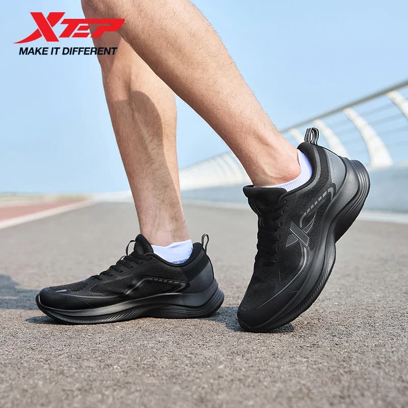 Xtep men's running shoes 2025 Autumn Support absorbing sweat breathable gymnastics shock absorption shoes 875319110021