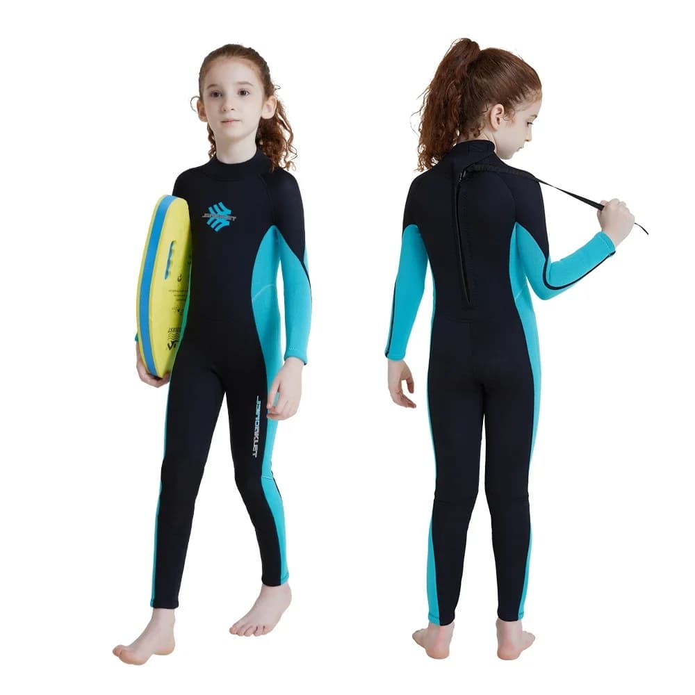 Kids Girls Boys Mute 3mm Neoprene Thermal Mute Children's Deck Rear Water Sports Snorkeling Swimming Surf
