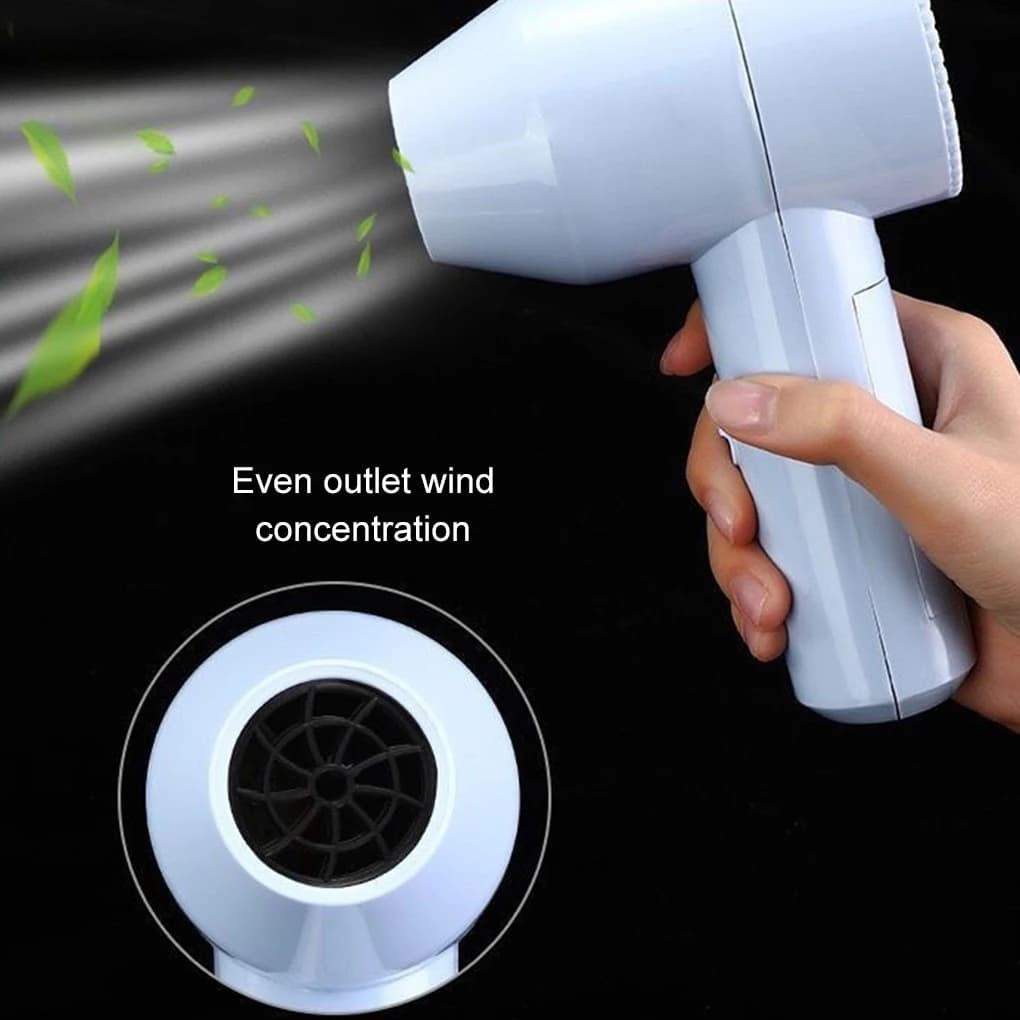 Silent Wireless Hair Dryer Portable Wireless Small Charging USB Art Joint Examination Hair Dryer Fast Color