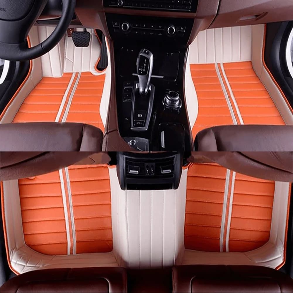 3D leather Waterproof Custom Car Floor Mats For Mercedes Benz B-CLASS W245 W246 W247 B160 Auto Carpets Accessorie Floor Liners