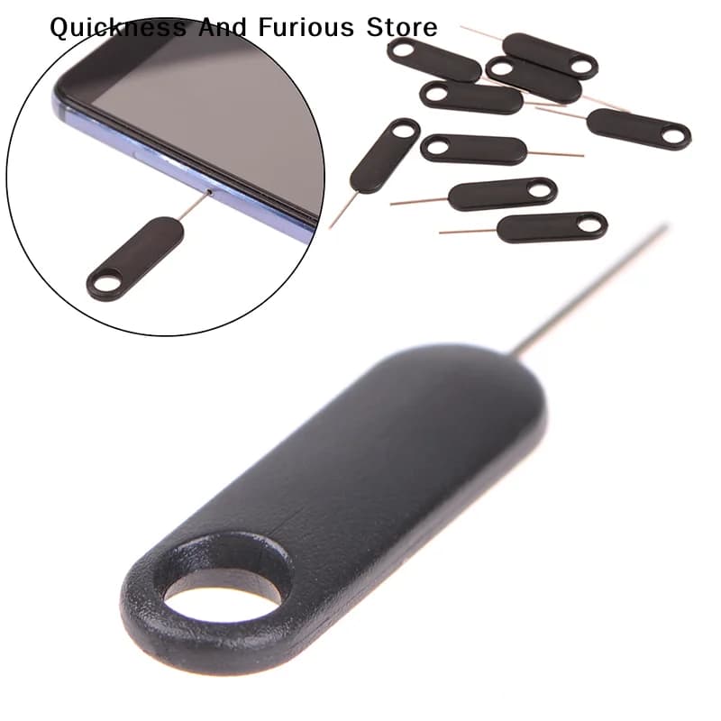 10 pz Anti-Perso Espulsionare Schede Sim Vassoio Open Pin Ago Chiave Strumento Ejetor Per IPhone IPad Smartphone Mobile SIM Remover Accessori