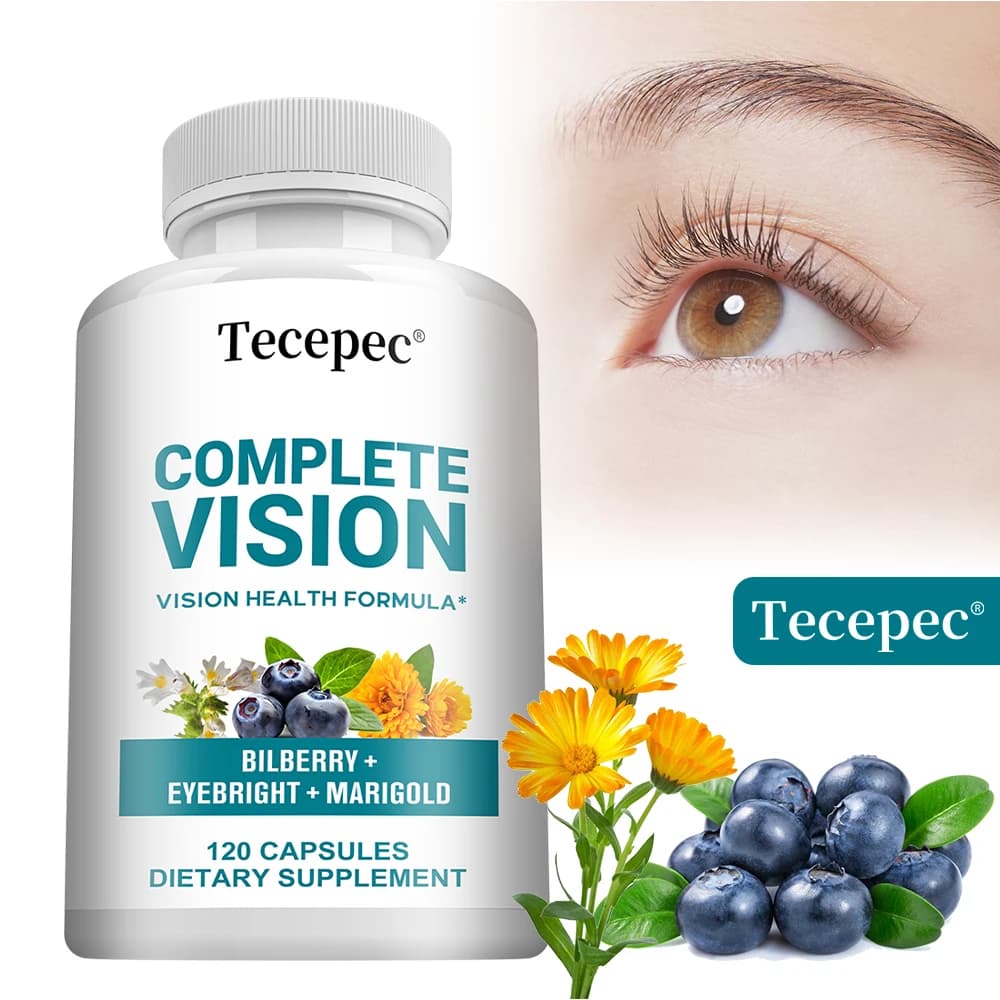 Integratore per la Salute della Vista - Vitamina C, E, Luteina, Zeaxantina, Mirtillo - Protegge la Vista, Promuove una Vista Sana e Allevia l'Affaticamento degli Occhi