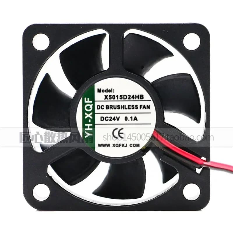 New YH-XQF 5CM X5015D24HB DC24V 0.1A CPU Power Chassis Cooling Fan for Computers