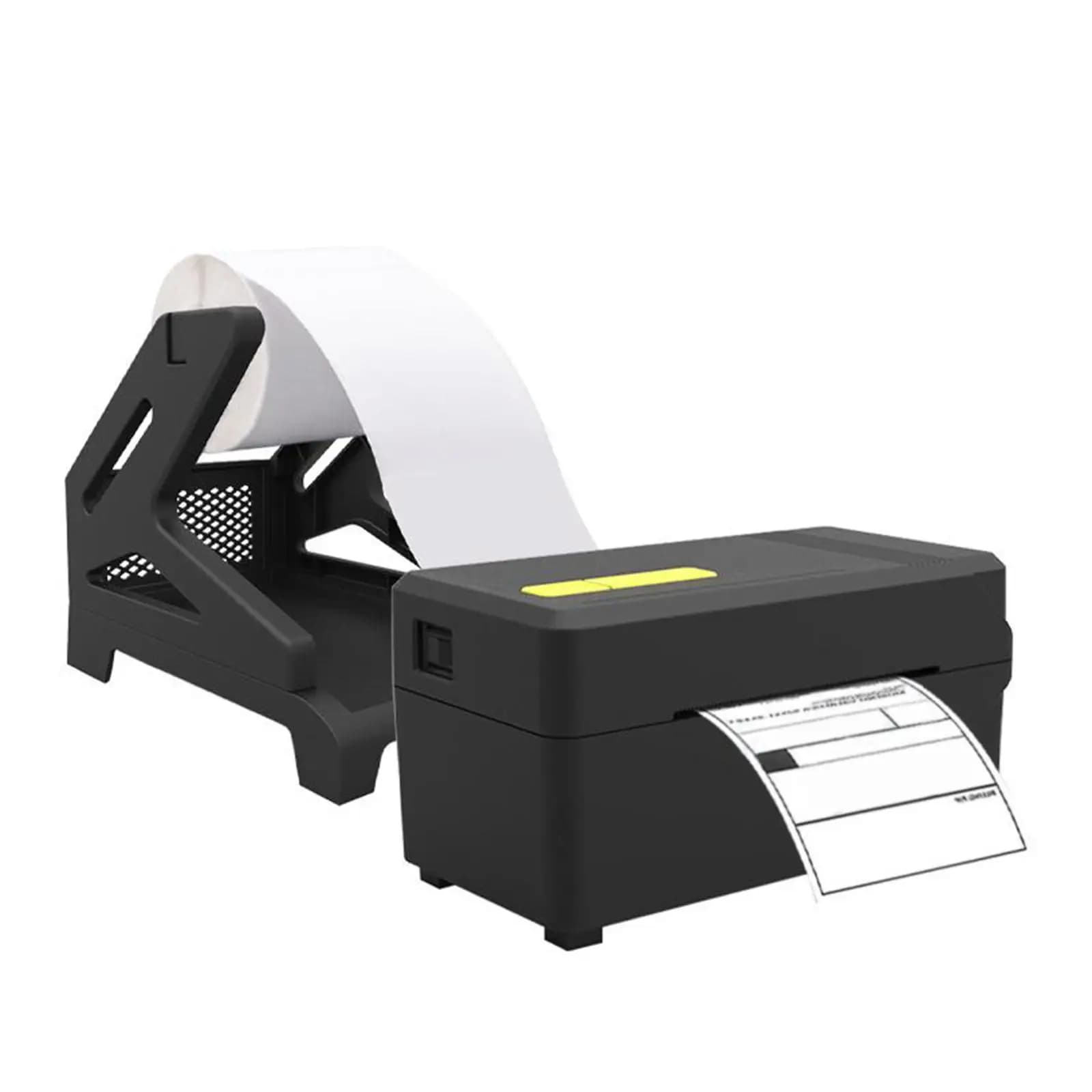 Supporto Universale per Etichette Termiche, Porta Rotoli Regolabile per Etichette a Piegatura Continua, Compatibile con Stampanti Termiche per Logistica di Magazzino