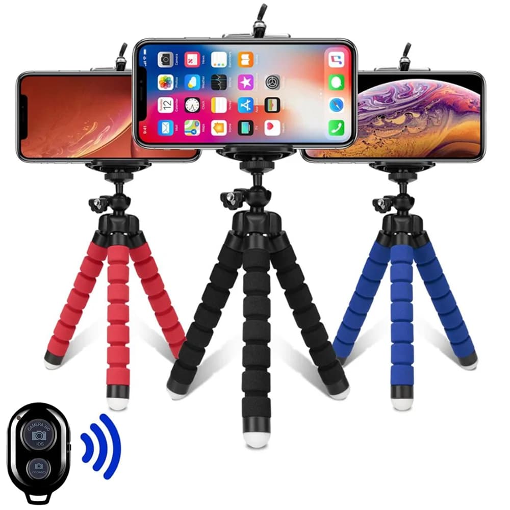 Octopus mobile phone holder selfie multi-function artifact mobile phone live camera holder mini smart tripod