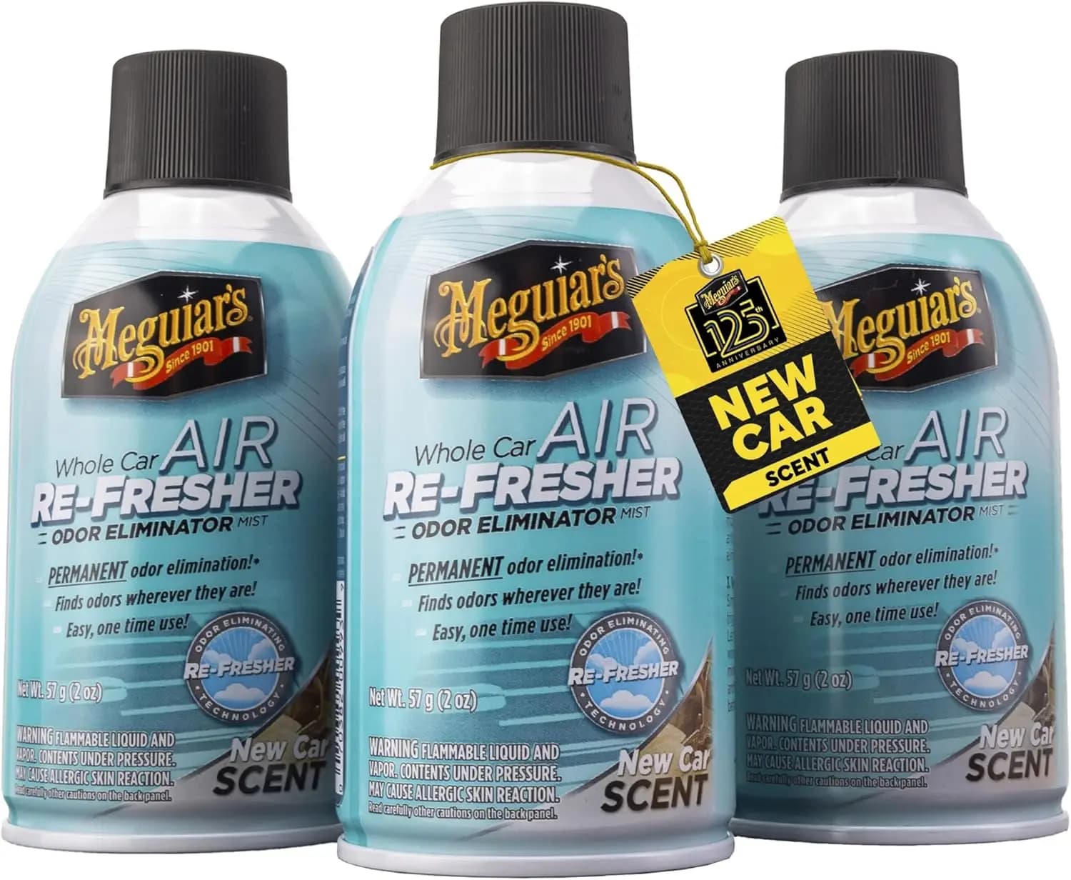 Deodorante per Auto Elimina Odori, Profumo di Auto Nuova, 2 Oz per Berlina SUV Camion Furgone