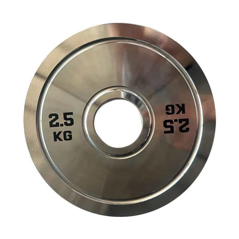 Piastre per bilanciere in acciaio elettroplaccato per palestra e casa, piastre per pesi da powerlifting, attrezzatura fitness - Promozione vendite