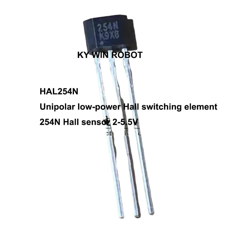 2 PZ/LOTTI HAL254N unipolare a bassa potenza elemento interruttore Hall 254N sensore Hall 2-5.5V IC componenti elettronici per Arduino FAI DA TE
