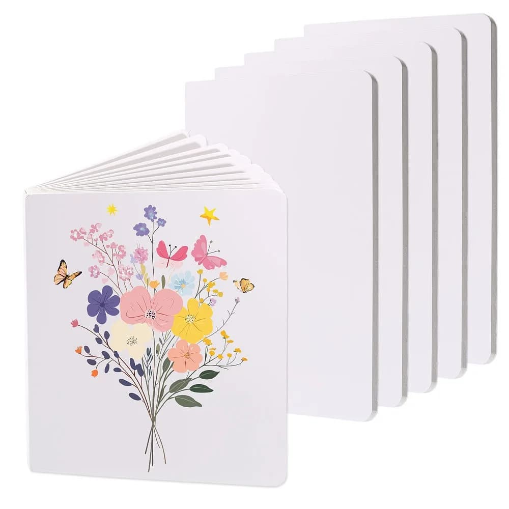 10 Sheets A4 Art Drawing Sketch Book Blank Notebook Rectangle White 295x210x10.5mm