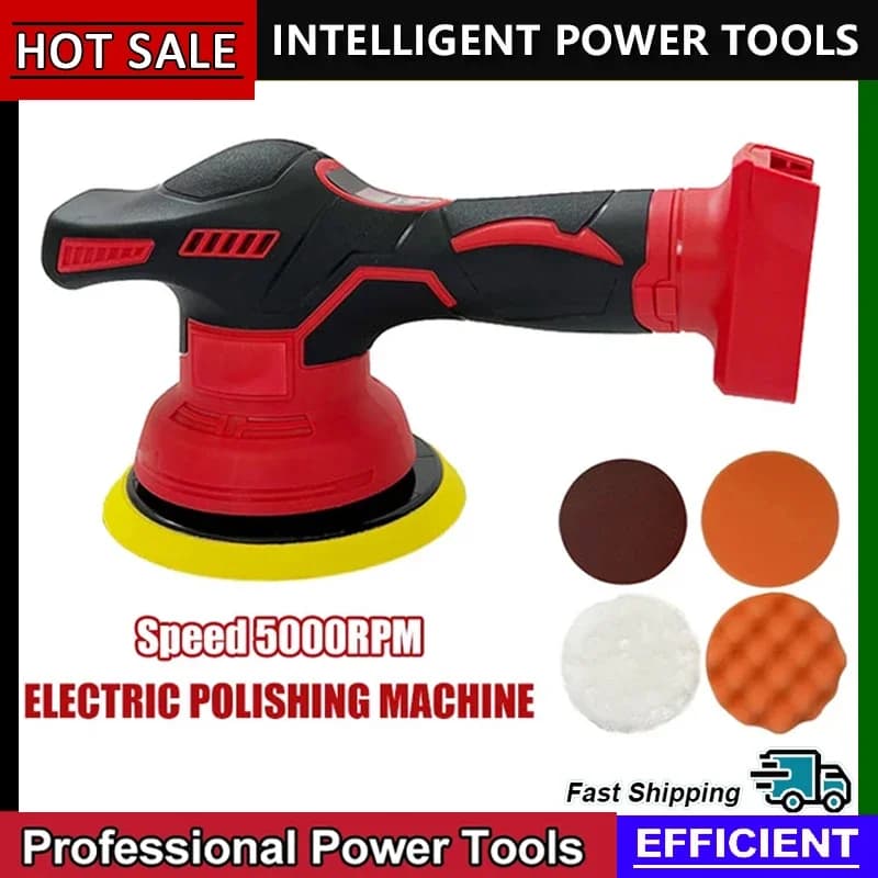 Lucidatrice Elettrica Senza Fili Milwaukee con Display Digitale a 8 Velocità, Macchina per Lucidatura e Ceratura Auto, Batteria al Litio 18V