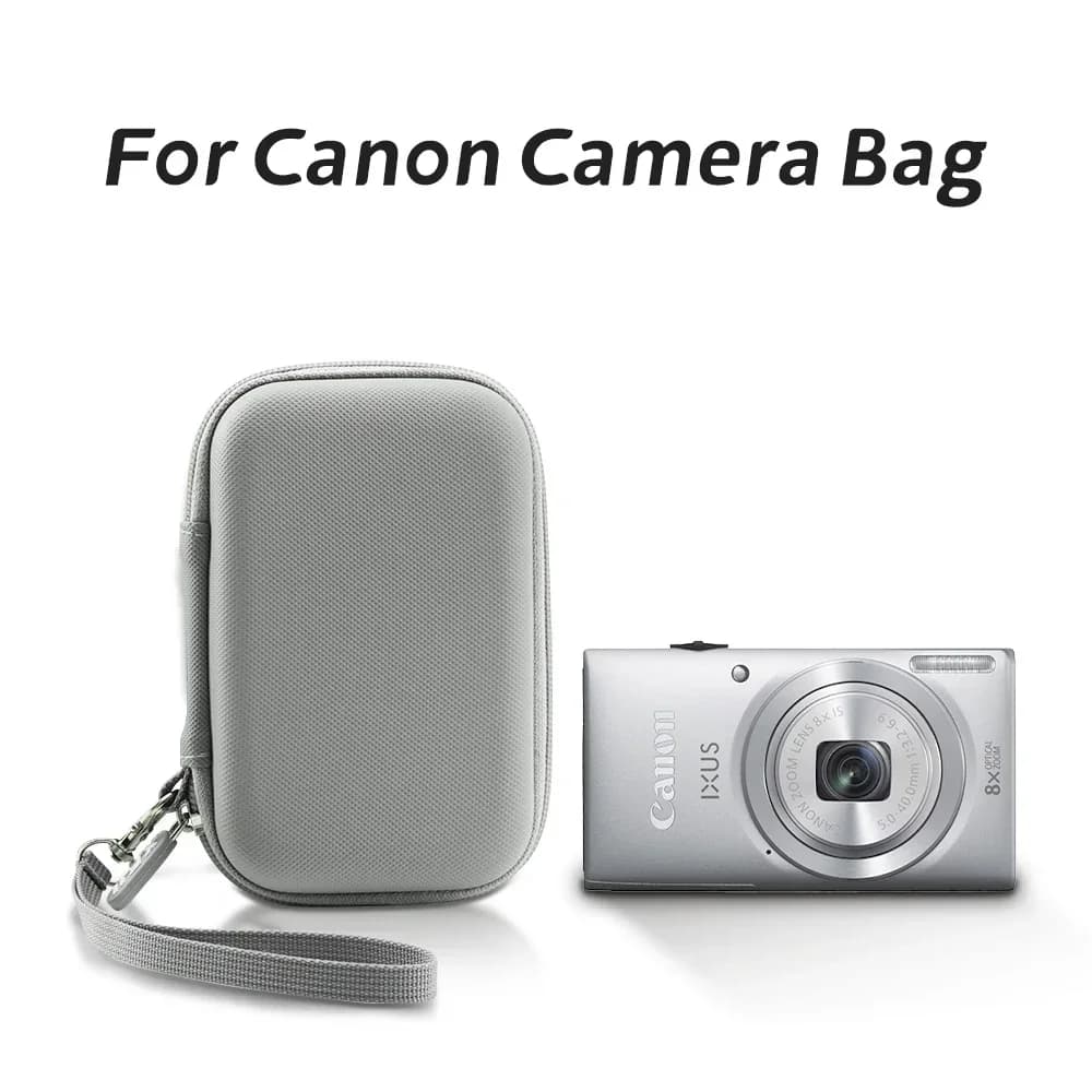 Custodia rigida impermeabile per Canon IXUS 50/80/200/210/130/220/A550/700/860/G12/95is Caricatore per auricolari Cavo dati U Flash Drive