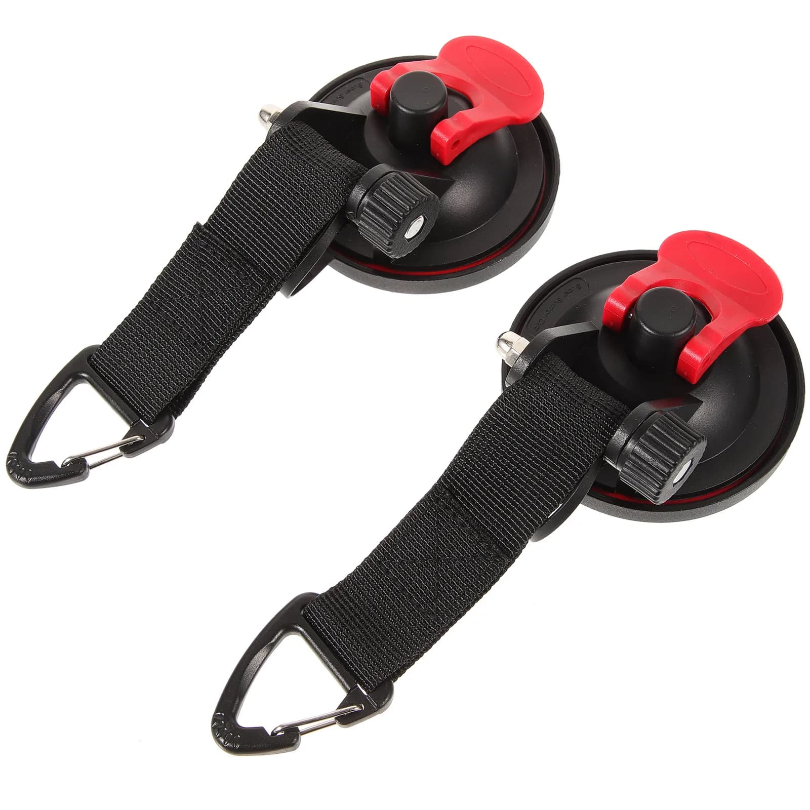 2 Pezzi Ganci a Ventosa per Tenda, Ganci a Vuoto in Silicone e Plastica Resistenti per Finestrini Auto, Campeggio Esterno, Rimorchi da Viaggio