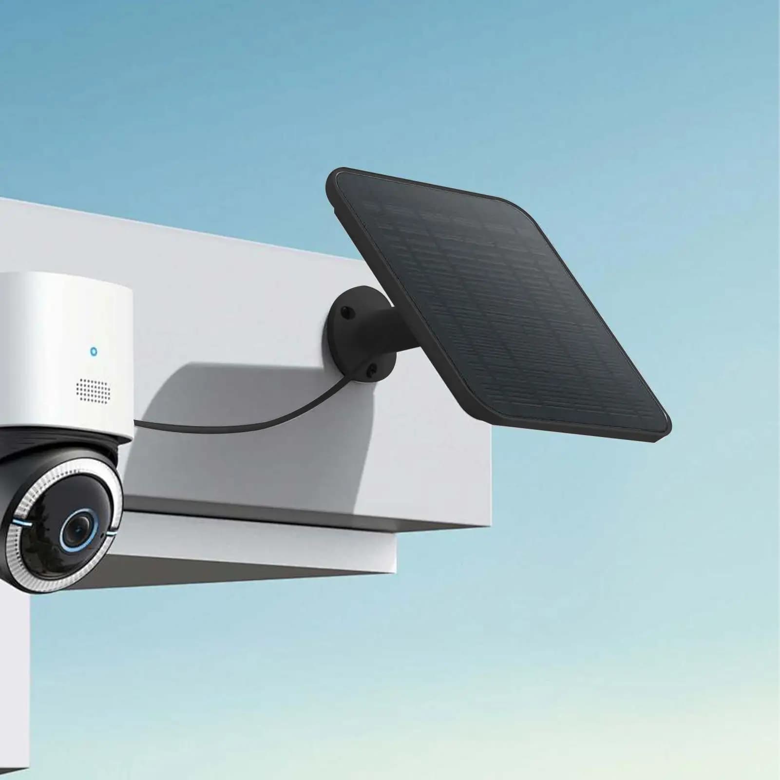 Ring Camera Solar Panel 20W Low Power Consumption Weatherproof Solar Panel for Ring Camera for Indoor Home Office Apartment Dorm