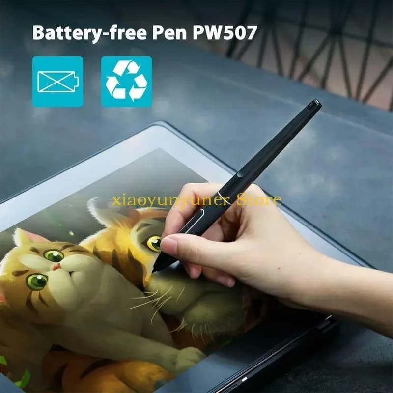 P9JB Digital Pen PW507 Stylus Pen For Digital Graphics Kamvas Pro 12/Pro 13/Pro 16/16/20