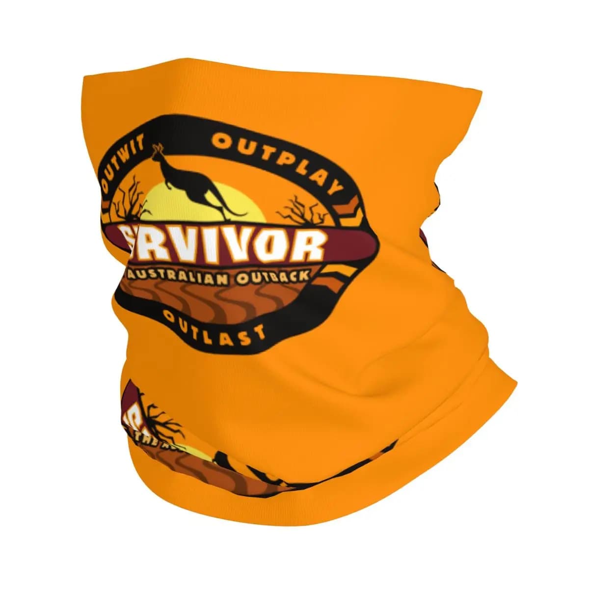 Adventure Game TV Show Survivor Bandana Neck Warmer Women Men Winter Ski Tube Scarf Gaiter Face Cover