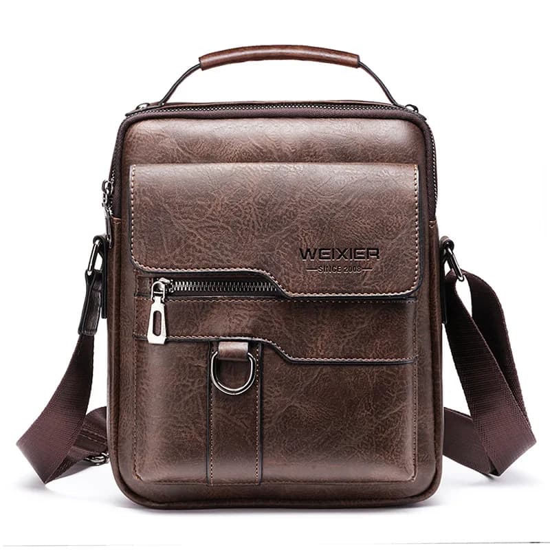 Mens Crossbody Bag Stylish Vintage Shoulder Bag Business Backpack Lightweight Casual Purse handbag bag