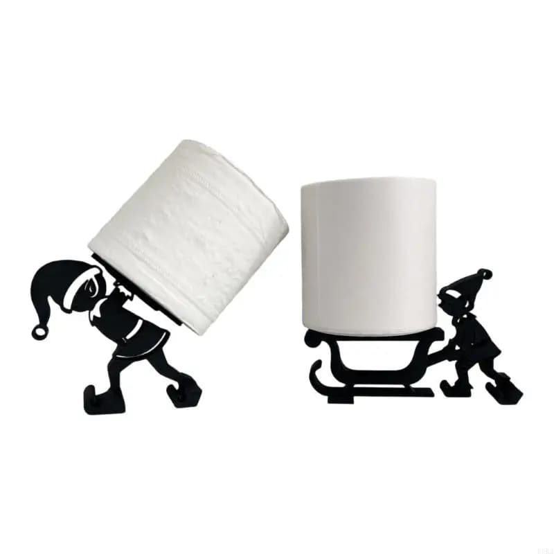 Adorable Elf Toilet Paper Holder Made of Durable User Friendly Plastic Materials for Bathroom Decors