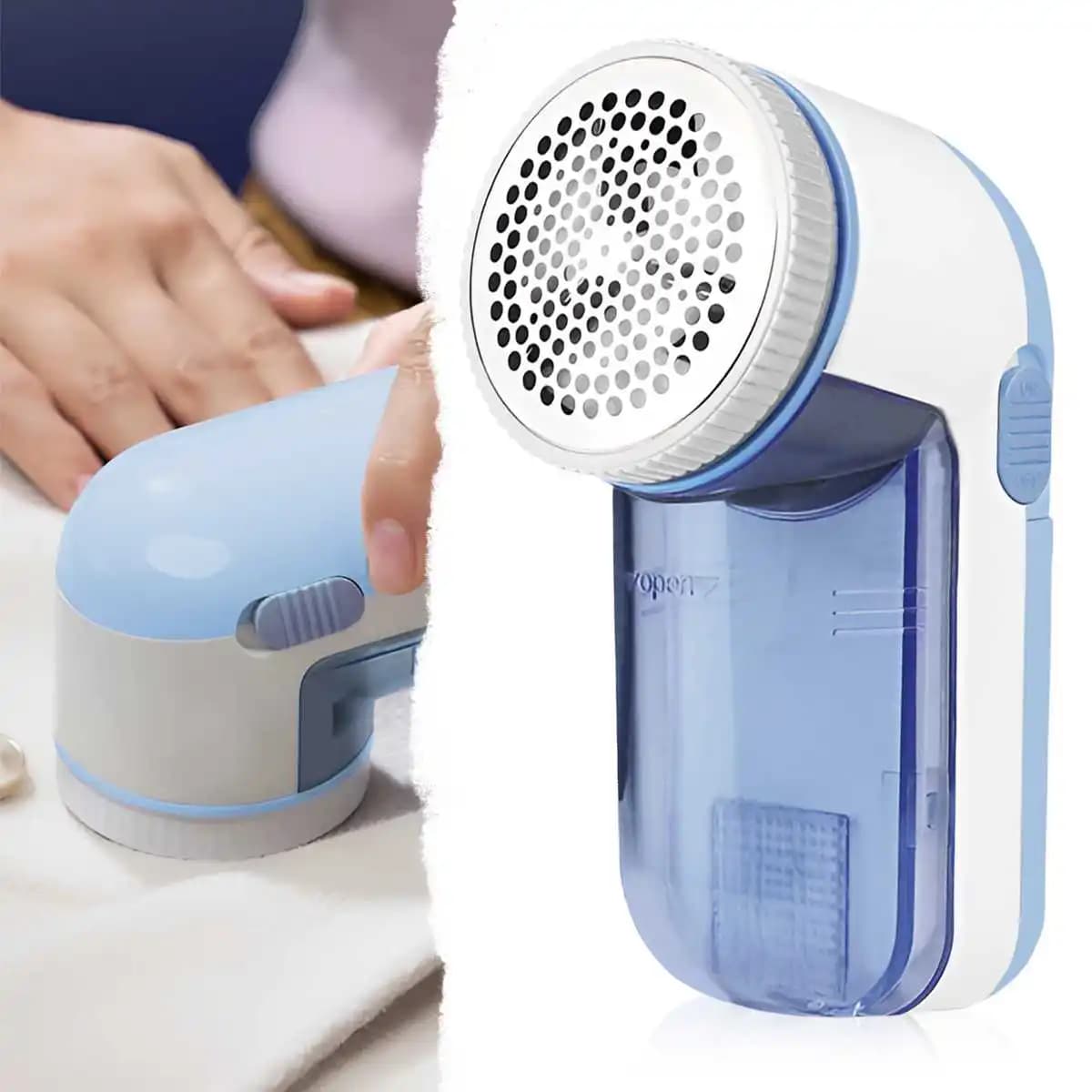 Mini Lint Remover Travel Portable AA Battery Electric Fabric Shaver Cordless Sweater Shaver (No Battery)