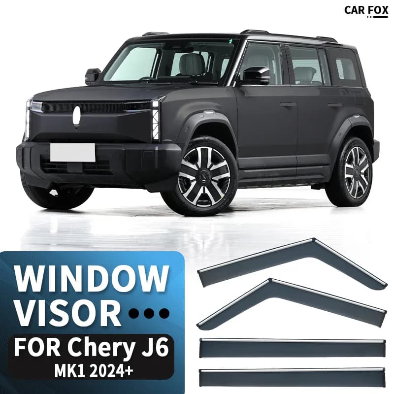 4/6 Pz Per Chery J6 2024 + Finestra di Automobile Visiera Tenda Shelter Parabrezza Finestrino Laterale Pioggia Parasole Accessori Auto Car Styling