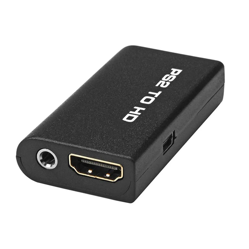 PS2 to HDMI Audio compatible video audio converter and 3.5 mm audio cable video Support PC All Ps2 480i 480p 576i M displays
