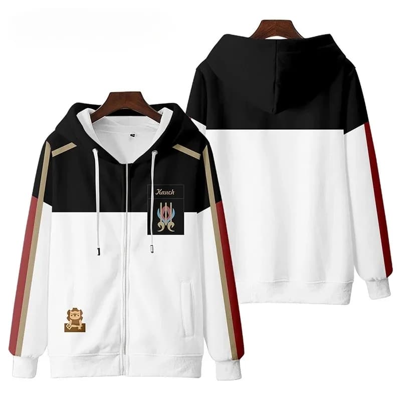 sisi 2233 Soul Game Genshin Impact Kaveh Costume Cosplay 3D Printing Zip Up Woman/Man Hoodie Y2K Streetwear Zipper Jacke
