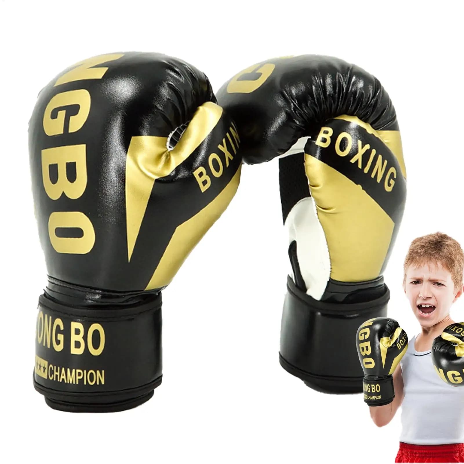 1 pair of baby boxing gloves, punching training, kickboxing, fighting, fitness, hitting protection for PU leather hands