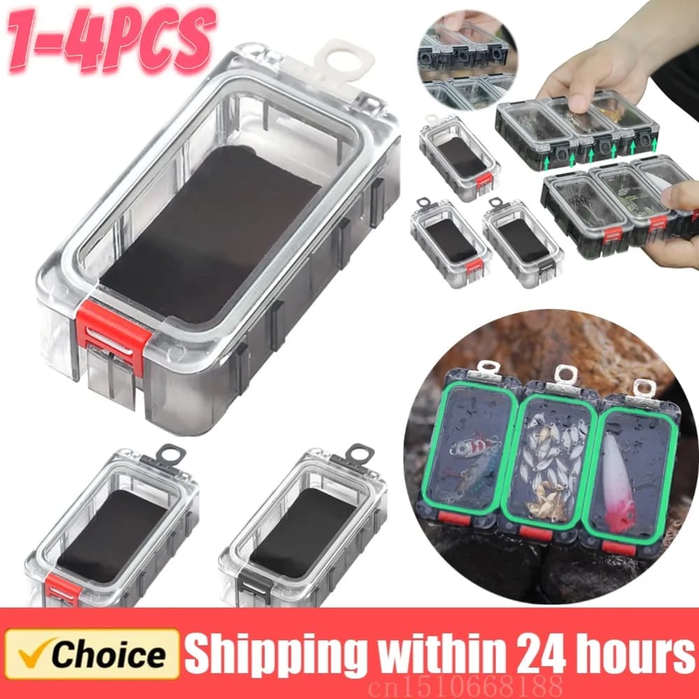 Expandable fishing gear box Magnetic function fishing gear box Light fishing gear box for outdoor fishing