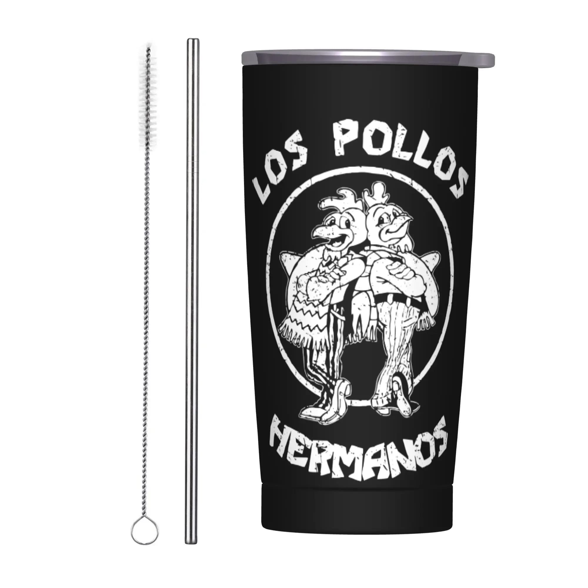 Tazza Termica in Acciaio Inox Los Pollos Hermanos Breaking Bad, Tazze per Bevande Calde Better Call Saul, Bottiglia d'Acqua da Spiaggia