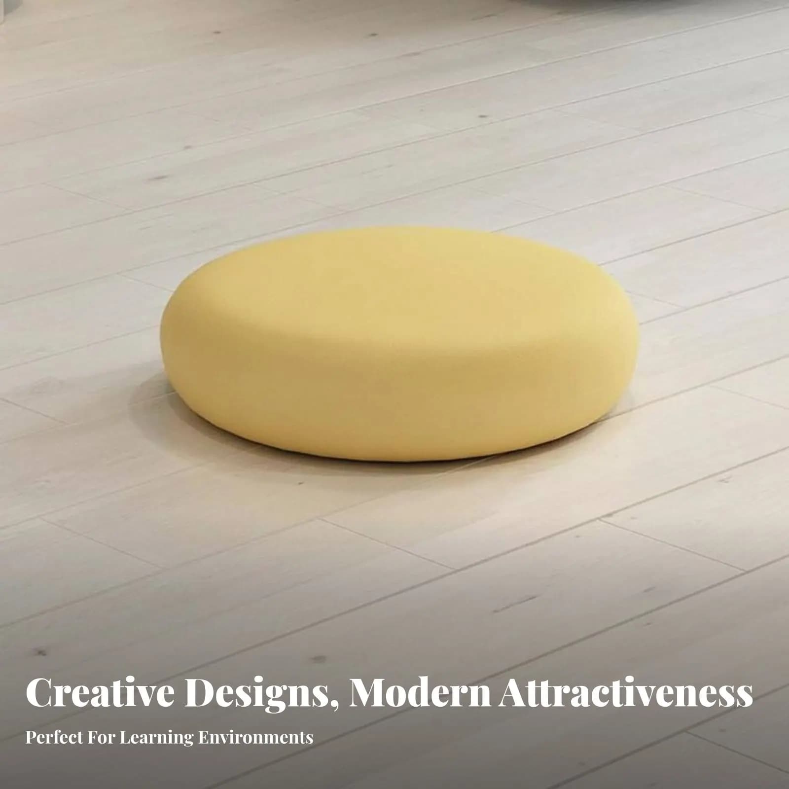 Pouf Esagonale Geometrico Resistente all'Usura, Sgabello Componibile Imbottito, Struttura in Legno Robusta, Seduta Colorata a Blocchi, Impermeabile