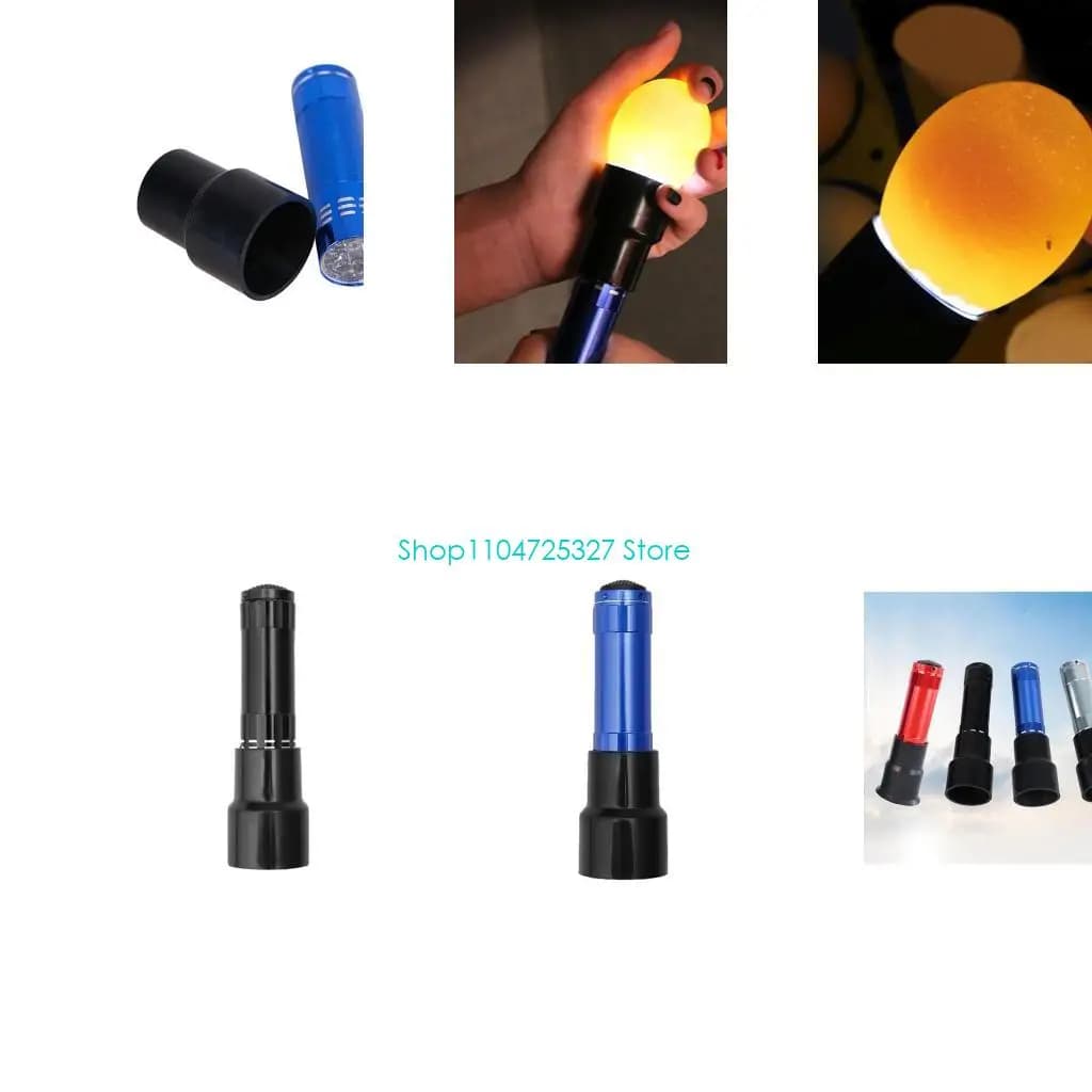 D8KF Tester per uova alte prestazioni con 9 luci LED Lampada sperauova portatile per pollame e selezione uova
